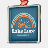 Lake Lure North Carolina Rainbow Metalen Ornament (Links)