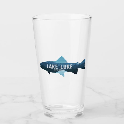 Lake Lure North Carolina Vis Glas (Voorkant)