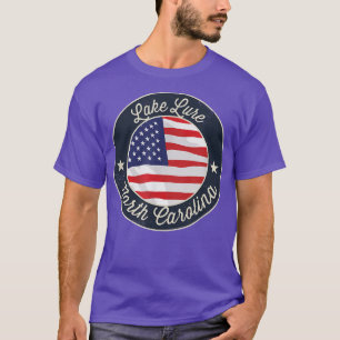 Lake Lure - Patriotic North Carolina Souvenir T-Sh T-shirt