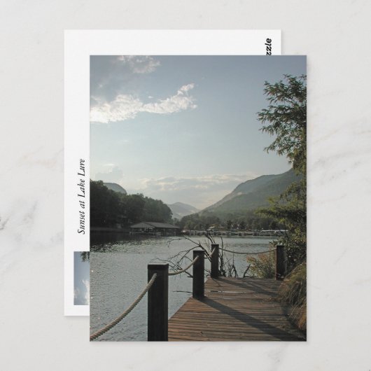 Lake Lure Sunset Briefkaart (Voorkant / Achterkant)