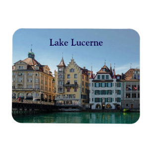 Lake Luzern, Zwitserland Waterfront Magnet Magneet