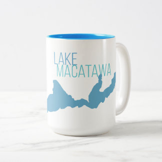 Lake Macatawa, Ottawa County, Michigan Tweekleurige Koffiemok