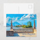 Lake Maggiore, Italië Briefkaart (Voorkant / Achterkant)
