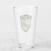 Lake Malawi Afrika Reizen Kunst Vintage Glas (Achterkant)