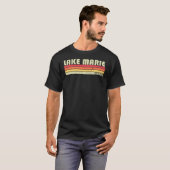 Lake Marie Illinois Funny Vist Camping Summer T-shirt (Voorkant volledig)