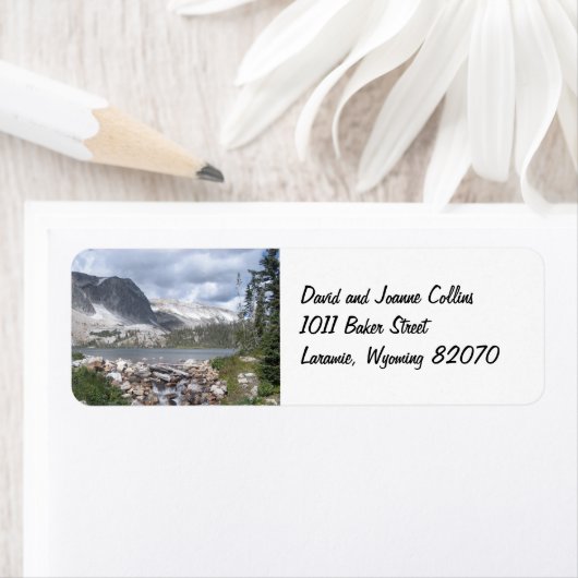 Lake Marie Mountains Return Address Labels (Insitu)