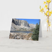 Lake Marie Snowy Range All Occasion Kaart (Gele Bloem)