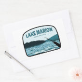 Lake Marion South Carolina Gevist Rod Rechthoekige Sticker (Envelop)