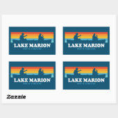 Lake Marion South Carolina kano Rechthoekige Sticker (Vel)