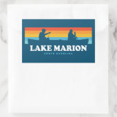 Lake Marion South Carolina kano Rechthoekige Sticker (Tas)