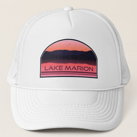 Lake Marion South Carolina Red Sunrise Trucker Pet (Voorkant)