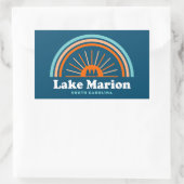 Lake Marion South Carolina Regenboog Rechthoekige Sticker (Tas)