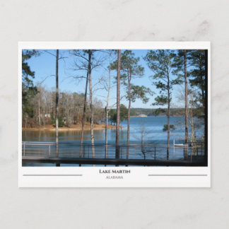 Lake Martin Alabama Briefkaart