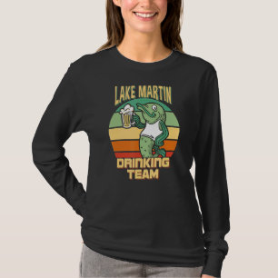 Lake Martin Drink team Funny Fish Beer Vissende T-shirt