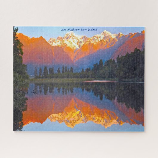 Lake Matheson Nieuw-Zeeland Legpuzzel (Horizontaal)