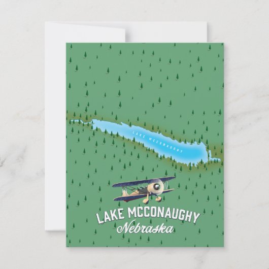 Lake McConaughy Nebraska reisposter (Voorkant)