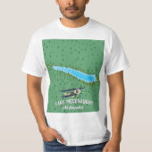 Lake McConaughy Nebraska reisposter T-shirt (Voorkant)