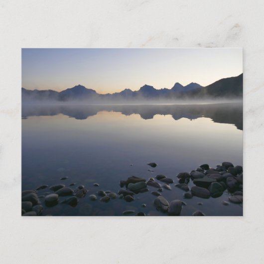 Lake McDonald bij zonsopkomst II Briefkaart (Voorkant)