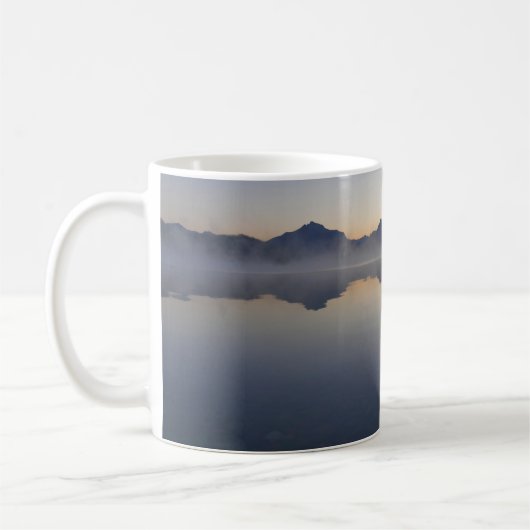 Lake McDonald bij zonsopkomst II Koffiemok (Links)