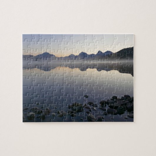 Lake McDonald bij zonsopkomst II Legpuzzel (Horizontaal)