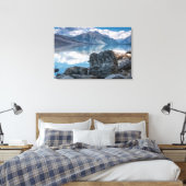 Lake McDonald Canvas Afdruk (Insitu (Slaapkamer))