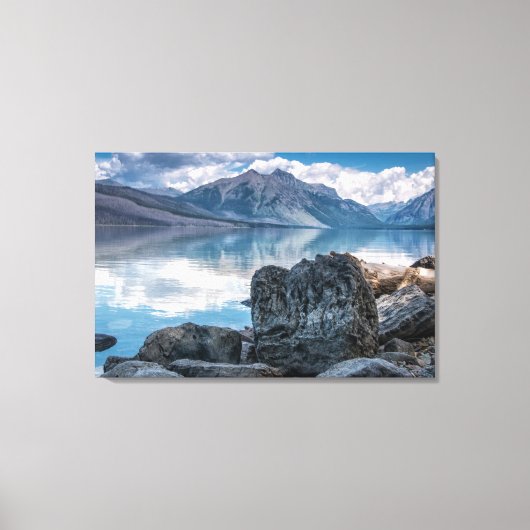 Lake McDonald Canvas Afdruk (Voorkant)