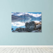 Lake McDonald Canvas Afdruk (Insitu (Houten vloer))
