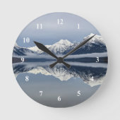 Lake McDonald Clock Ronde Klok (Voorkant)
