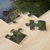 Lake McDonald door een bos kader Legpuzzel (Zijkant)