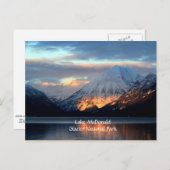 Lake McDonald, Glacier National Park, met het opsc Briefkaart (Voorkant / Achterkant)