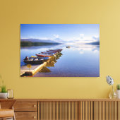 Lake McDonald, Glacier National Park, Montana, Canvas Afdruk (Insitu (Woonkamer))