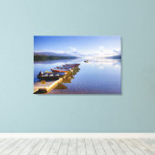 Lake McDonald, Glacier National Park, Montana, Canvas Afdruk (Insitu (Houten vloer))