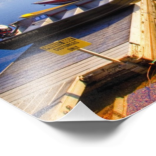 Lake McDonald, Glacier National Park, Montana, Foto Afdruk (Hoek)