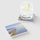 Lake McDonald, Glacier National Park, Montana, Stenen Onderzetter (Zijkant)