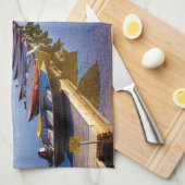 Lake McDonald, Glacier National Park, Montana, Theedoek (Quarter Fold)