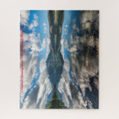 Lake McDonald Glacier Park .Kerstgroeten Legpuzzel (Verticaal)