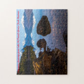 Lake McDonald Glacier Park. Kerstgroeten Legpuzzel (Verticaal)
