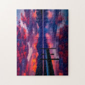 Lake McDonald Glacier Park. Legpuzzel (Verticaal)