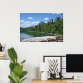 Lake McDonald Glacier Park Poster (Thuiskantoor)