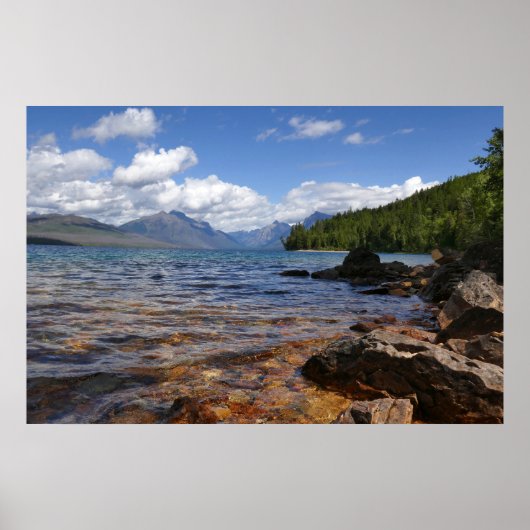 Lake McDonald I Poster (Voorkant)