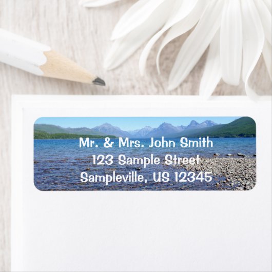 Lake McDonald II Etiket (Insitu)