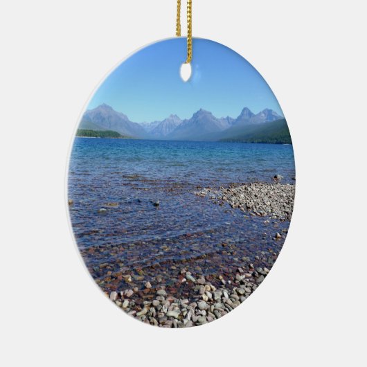 Lake McDonald II Keramisch Ornament (Rechts)