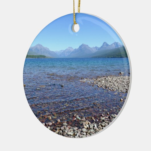 Lake McDonald II Keramisch Ornament (Links)
