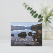 Lake McDonald, kust, bergen, gletsjer NP Briefkaart (Staand voorkant)
