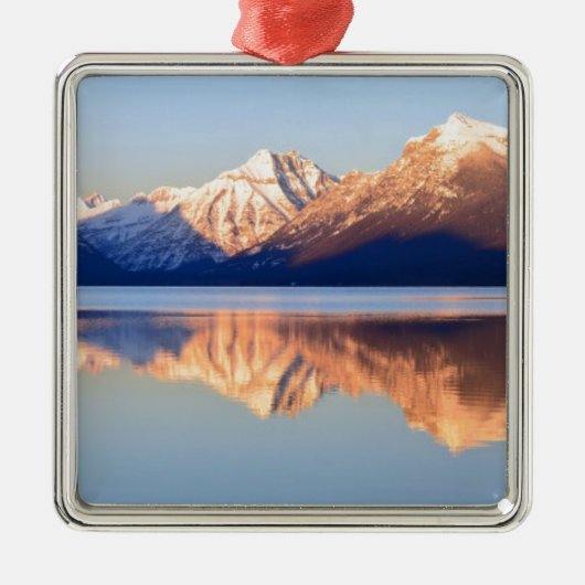 Lake Mcdonald Metalen Ornament (Voorkant)