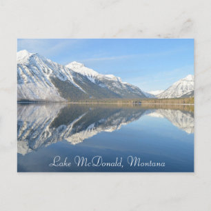 Lake McDonald, Montana Briefkaart Keepomwille