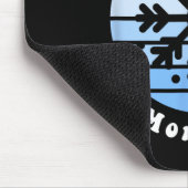 Lake McDonald Montana Sneeuwvlok Kerstwinter S Muismat (Hoek)