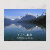 Lake McDonald, Mountain Reflection, Glacier NP Briefkaart (Voorkant)