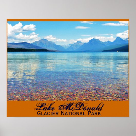 Lake McDonald Poster (Voorkant)