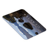 Lake McDonald, Rocky Shore, Mountains, Glacier NP Magneet (Rechterzijde)